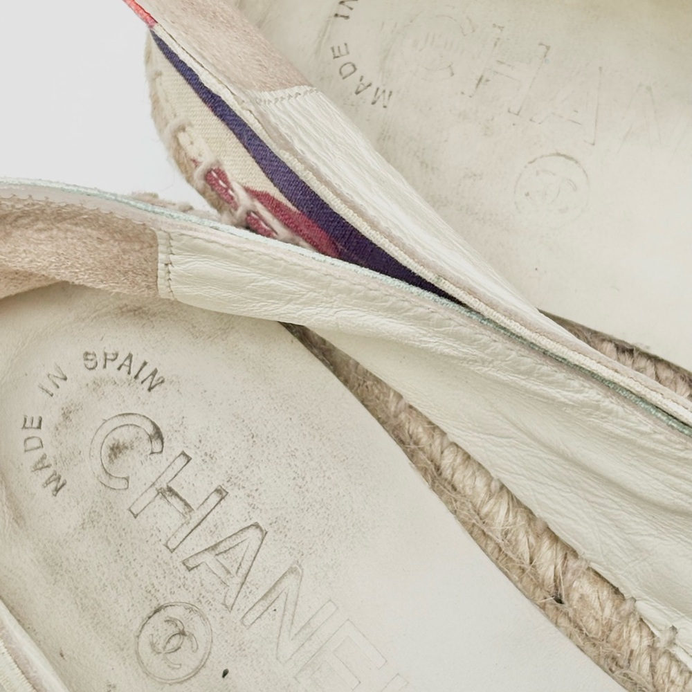 Chanel Colorful Patchwork Espadrilles - image 8
